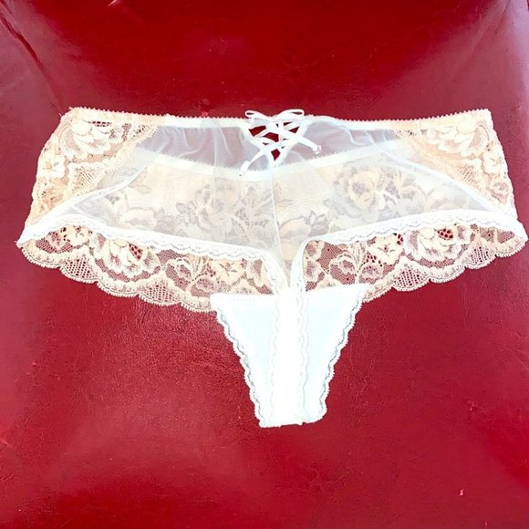 VS Very Sexy Seduction Thong Panty Lace Small